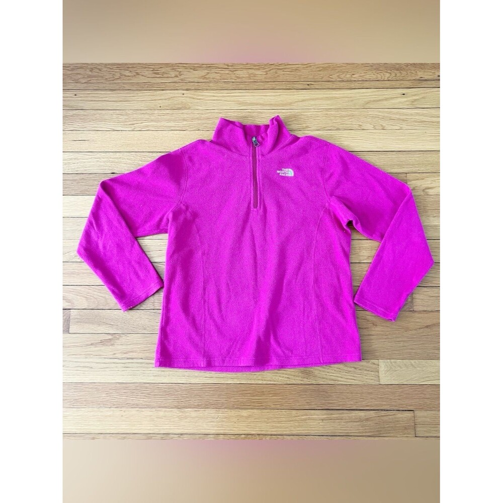 The North Face Pink Winter Fall Fleece Quarter Zip XL 18